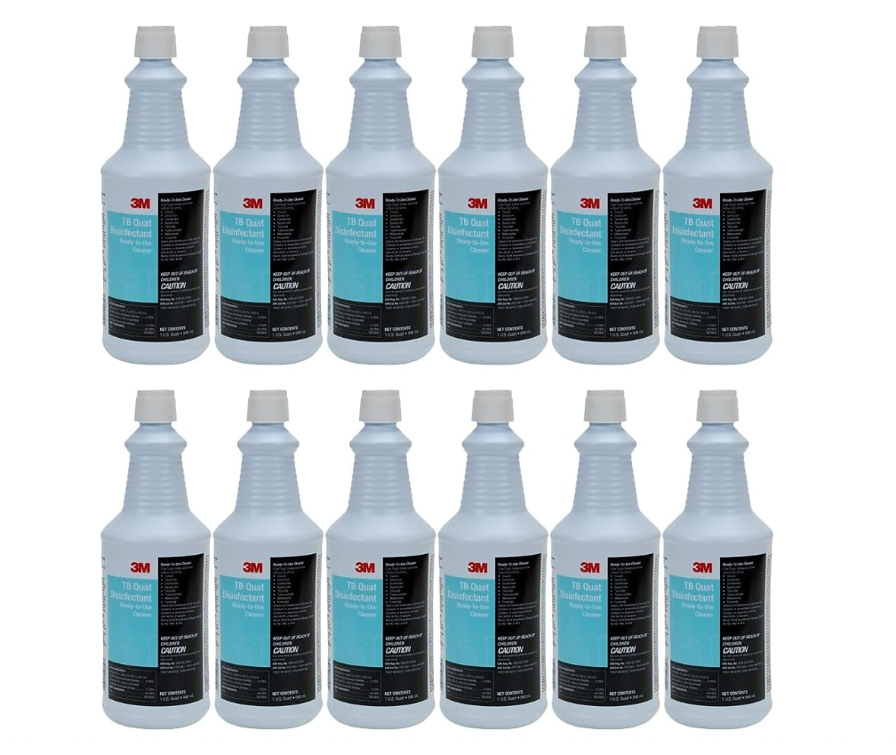 3M™ TB Quat Disinfectant Ready-To-Use Cleaner 32 Fl. Oz, Case of 12