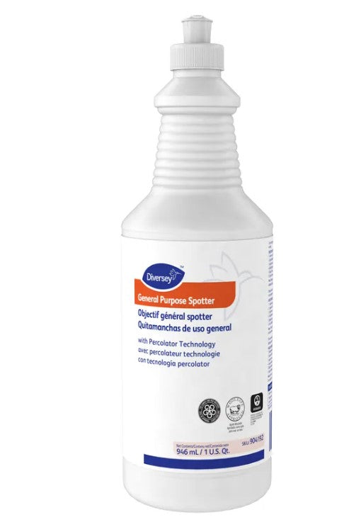 DIVERSEY General Purpose Spotter With Percolator Technology 32 Oz Colorless 6/Case