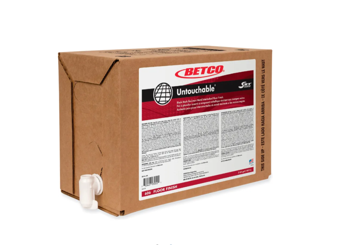 Betco Untouchable Floor Finish with SRT 5 Gal Bag-in-Box
